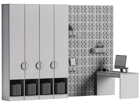 Luogo di lavoro per i bambini 26 Modello 3D