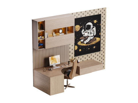 Arbeitsplatz für Kinder 27 3D Modell