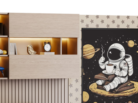 Рабочее место для детей 27 3D Модель