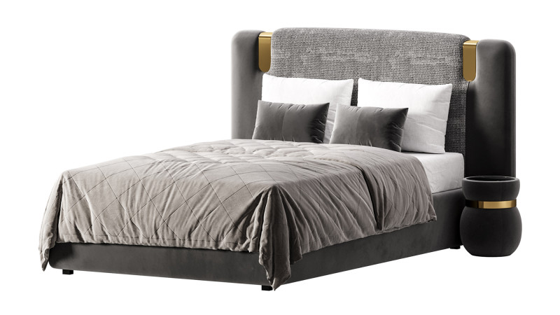 Allure Headboard 3D Model .c4d .max .obj .3ds .fbx .stl .blend