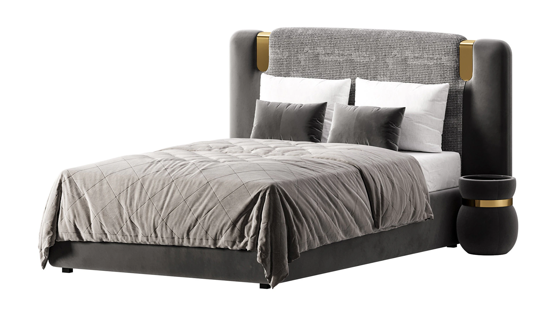 Cabecero atractivo Modelo 3D .c4d .max .obj .3ds .fbx .stl .blend 