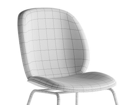 Beetle Dining Chair 3D Model