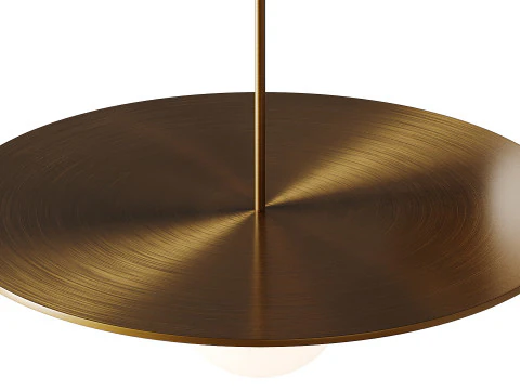 Lampada a sospensione Bola Disc Modello 3D