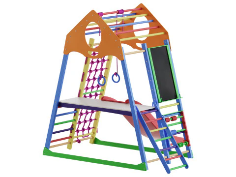 Kit sportivo per bambini KindWood Color Plus 3 Modello 3D