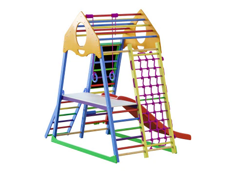 Kit sportivo per bambini KindWood Color Plus 3 Modello 3D