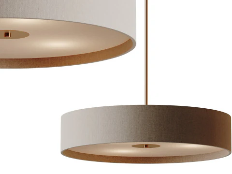 Подвесной светильник с трансформируемым барабаном 3D Модель