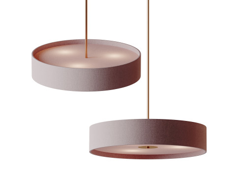 L&aacute;mpara colgante de tambor convertible Modelo 3D