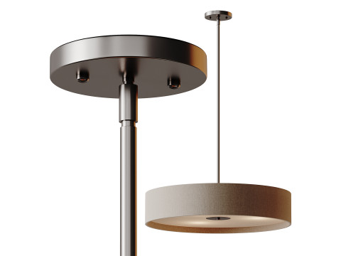 L&aacute;mpara colgante de tambor convertible Modelo 3D