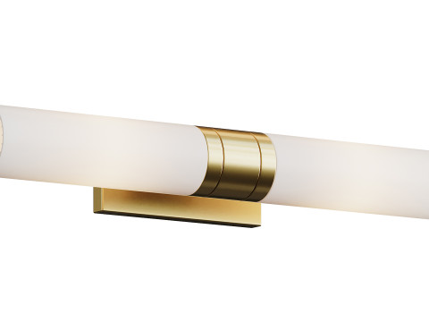 Cydney Vanity Light e arandela de vidro opala Malika Modelo 3D