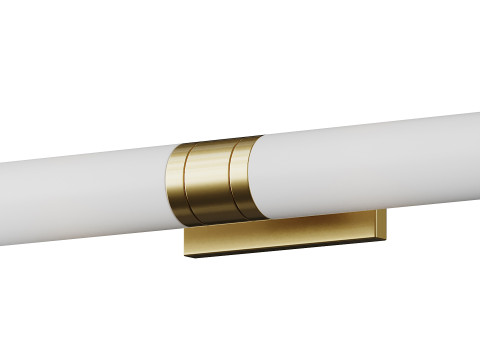 Cydney Vanity Light e arandela de vidro opala Malika Modelo 3D