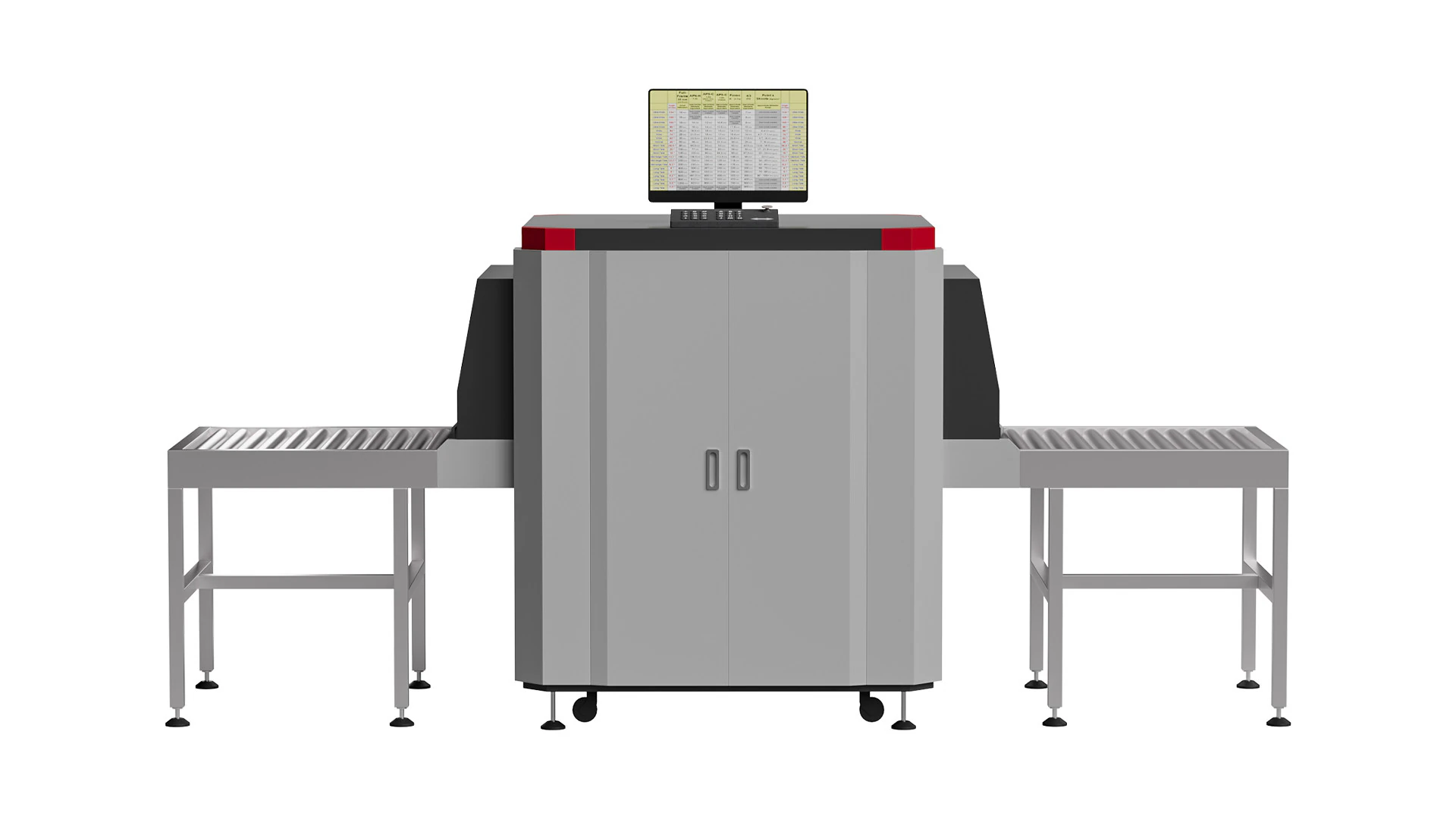 Rilevatore a 7 colori per scanner per bagagli a raggi X 3D HP-SE5335S Modello 3D .c4d .max .obj .3ds .fbx .stl .blend 