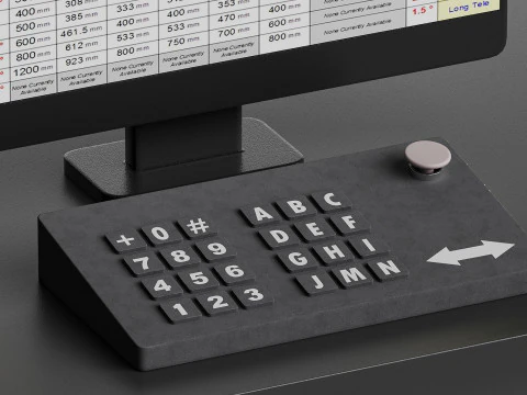 Rilevatore a 7 colori per scanner per bagagli a raggi X 3D HP-SE5335S Modello 3D