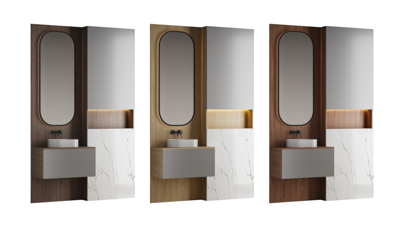 Bathroom set 01 3D Model .c4d .max .obj .3ds .fbx .stl .blend