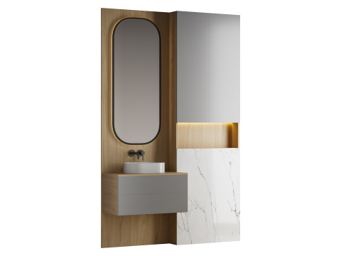 Bathroom set 01 3D Model