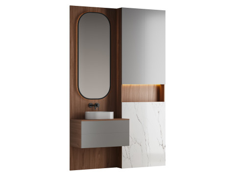 Bathroom set 01 3D Model