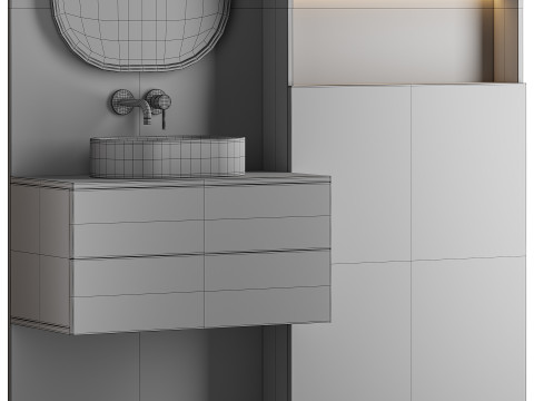 Bathroom set 01 3D Model