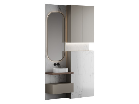 Ensemble de salle de bain 02 Modèle 3D