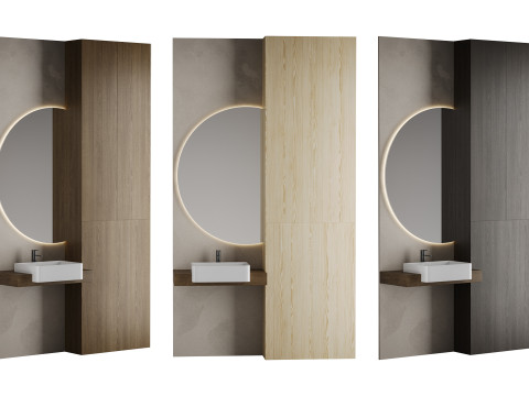 Zestaw łazienkowy 03 Model 3D