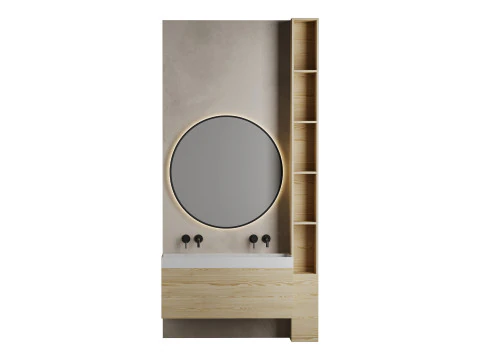 バスルームセット04 3Dモデル