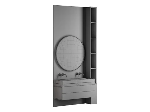 バスルームセット04 3Dモデル