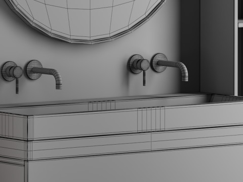 Bathroom set 04 3D Model