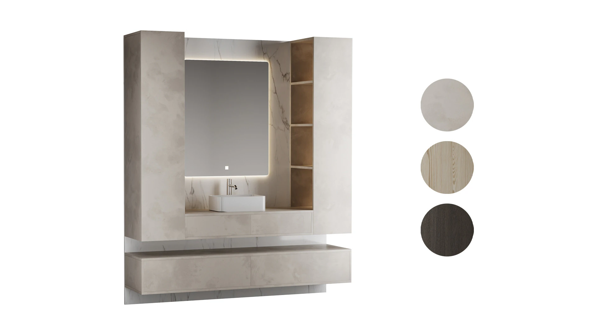 Bathroom set 05 3D Model .c4d .max .obj .3ds .fbx .stl .blend 