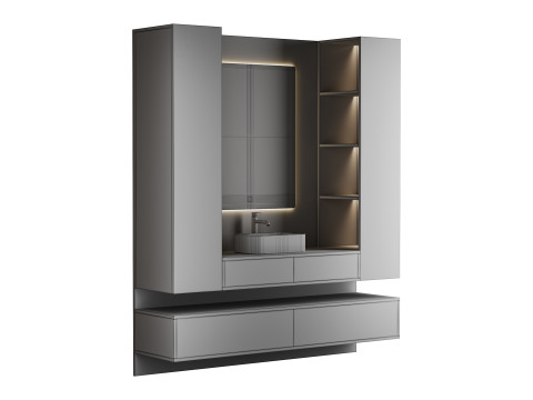 Bathroom set 05 3D Model