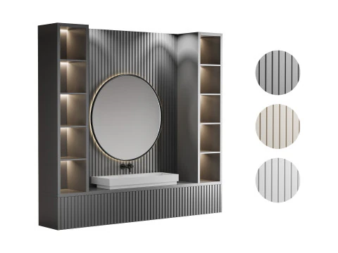 浴室套装06 3D 模型