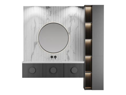 浴室套装07 3D 模型