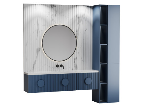 Badezimmer-Set 07 3D Modell