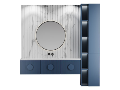 Badezimmer-Set 07 3D Modell