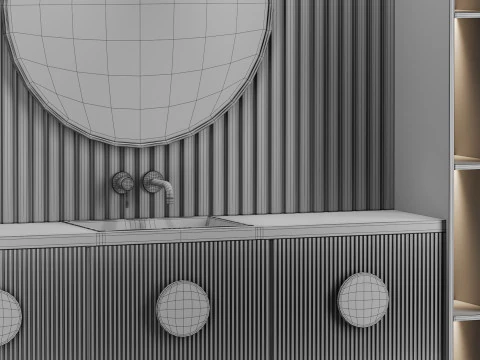 浴室套装07 3D 模型