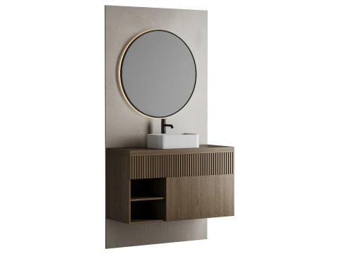 Conjunto de banheiro 08 Modelo 3D