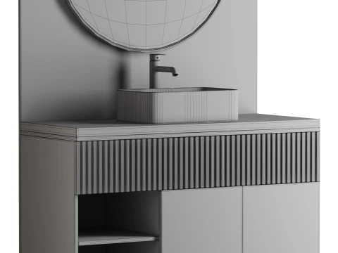 Conjunto de banheiro 08 Modelo 3D