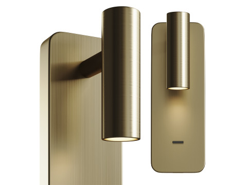 Lampada da parete a LED Enna Surface USB Modello 3D