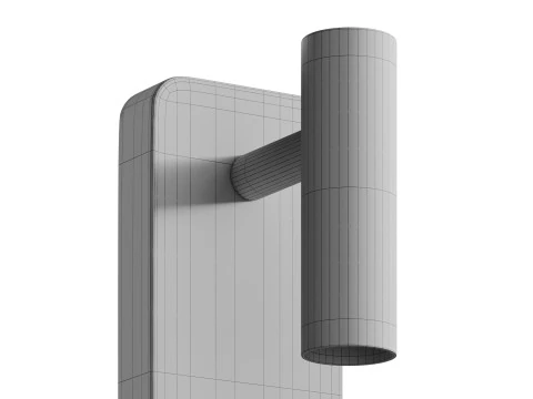 Lampada da parete a LED Enna Surface USB Modello 3D