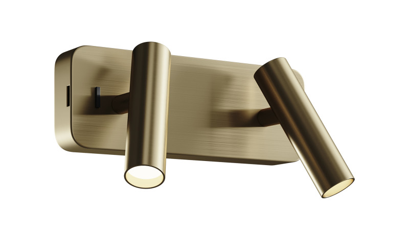 Lampada da parete a LED Enna Twin Modello 3D .c4d .max .obj .3ds .fbx .stl .blend