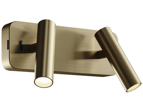Enna Twin LED Wall Sconce 3D Model