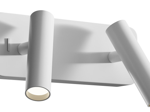 Lampada da parete a LED Enna Twin Modello 3D