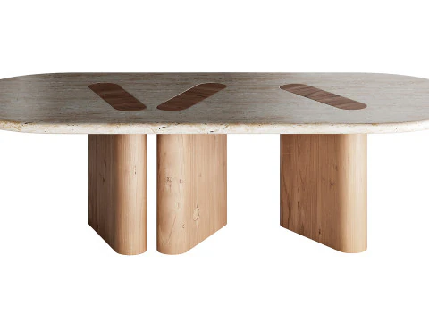 Fatty Emmemobili Table 3D Model