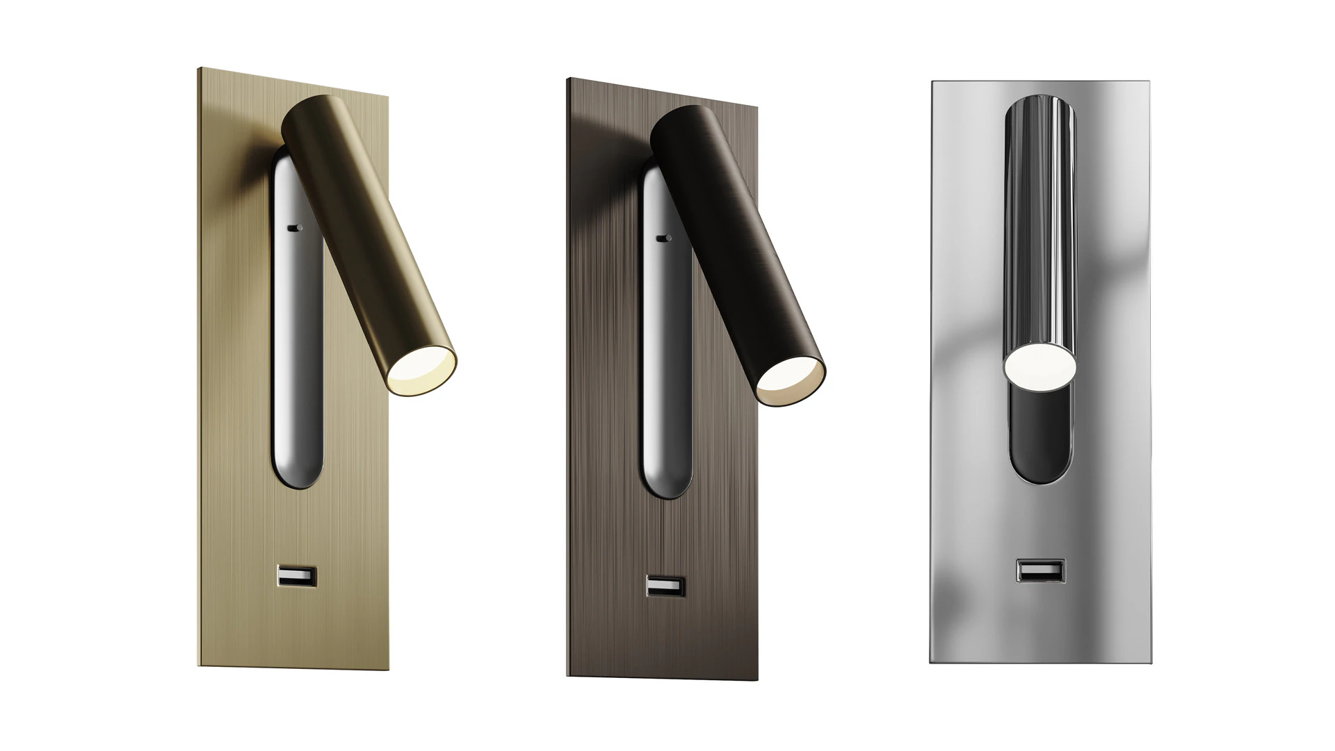 Applique da parete Fuse 3 LED Modello 3D .c4d .max .obj .3ds .fbx .stl .blend