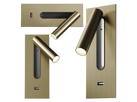 Applique da parete Fuse 3 LED Modello 3D