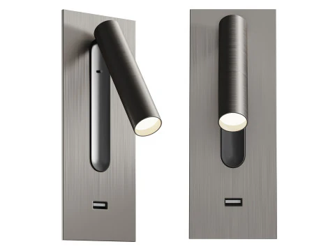 Applique da parete Fuse 3 LED Modello 3D