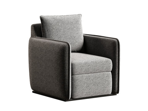 Gallagher Swivel Armchair 3D Model