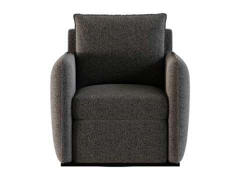 Poltroncina girevole Gallagher Modello 3D