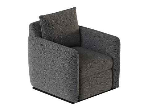 Poltroncina girevole Gallagher Modello 3D