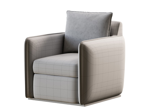 Gallagher Swivel Armchair 3D Model