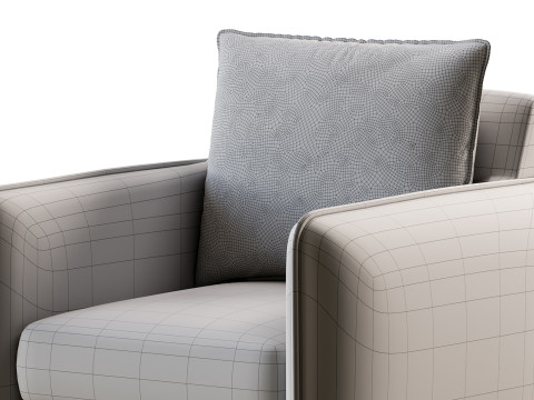 Gallagher Swivel Armchair 3D Model