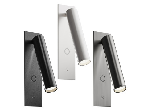 Applique da parete a LED per testiera Haim Aimable Modello 3D