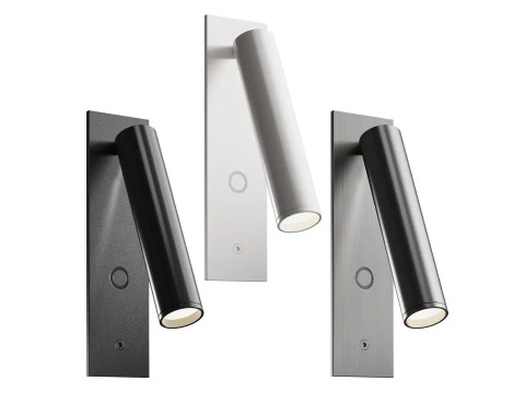 Applique da parete a LED per testiera Haim Aimable Modello 3D